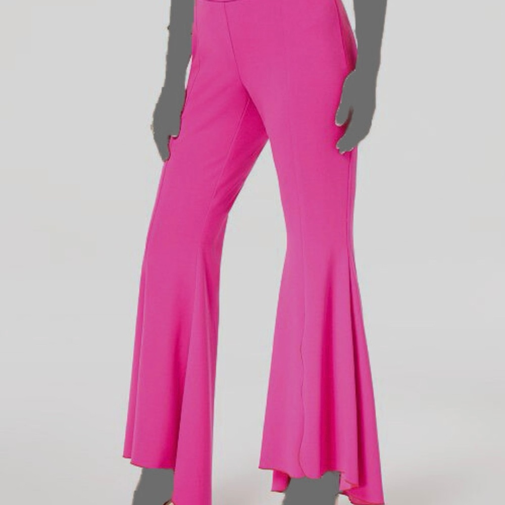 INC International Concepts Hot Pink Flare Pants